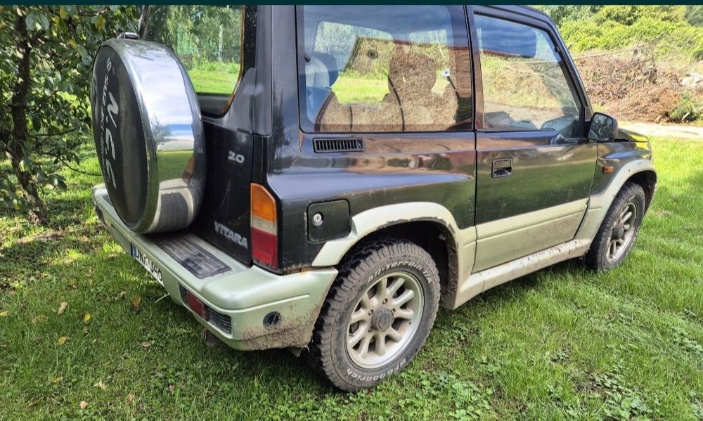 Osłona chromowana koła zapasowego suzuki vitara 4x4 off road