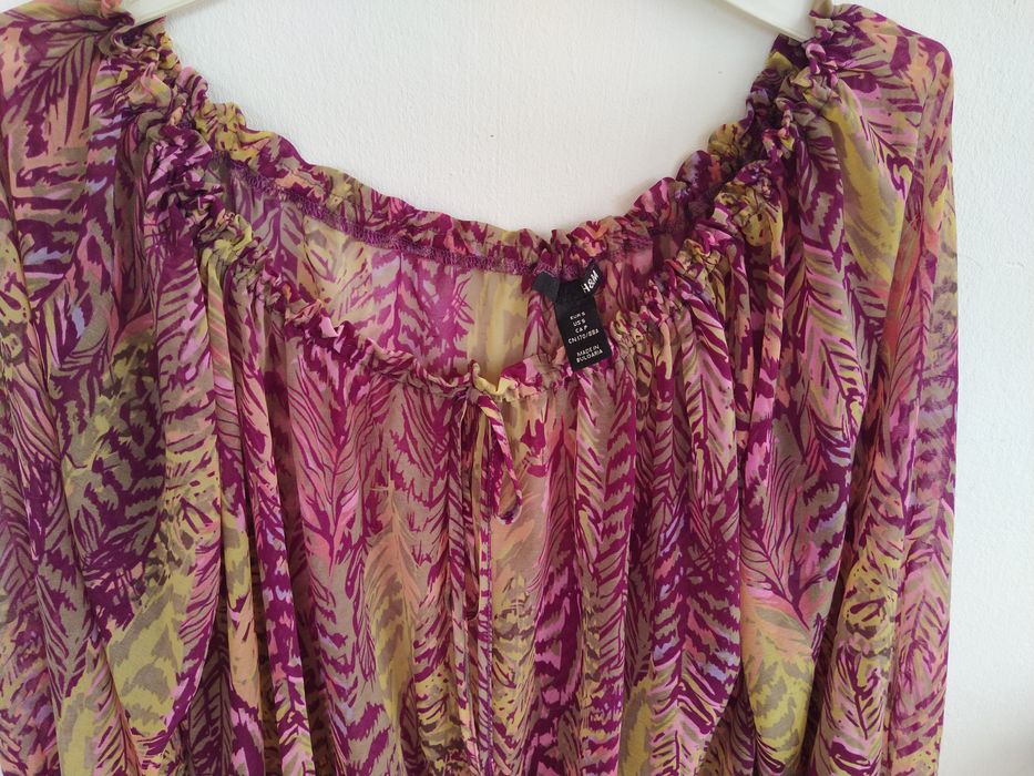 Blusa boho, elegante e original - H & M - Tamanho S