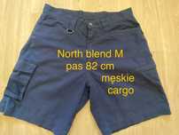 North blend M  męskie krótkie spodenki spodnie cargo granatowe