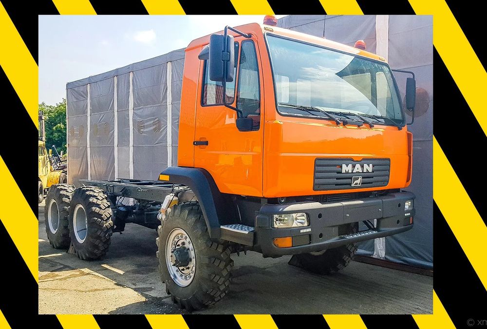 Star Zmodernizowany STAR 266 MAN M2 Modernizacja HDS Dźwig Zwyżka 6x6 DO ZABUDOWY - PUSTA RAMA  Zmodernizowany STAR 266 MAN M2 Modernizacja HDS Dźwig Zwyżka 6x6