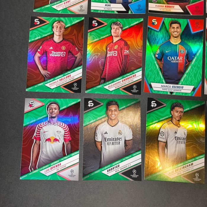 20 Cartas Uncommon Verdes Topps Superstars 2024