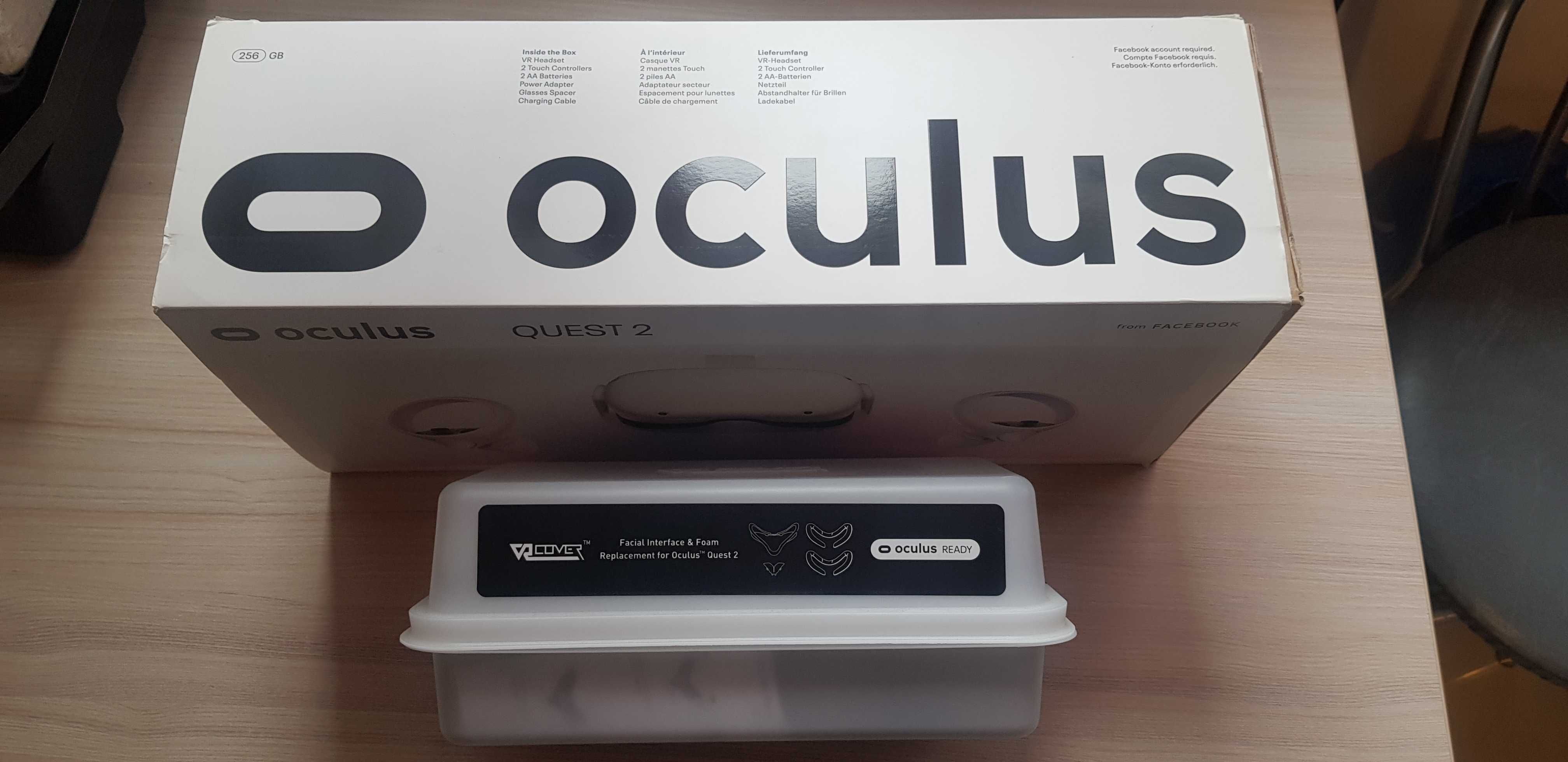 Oculus Quest 2 256GB + fabrycznie nowa nakładka