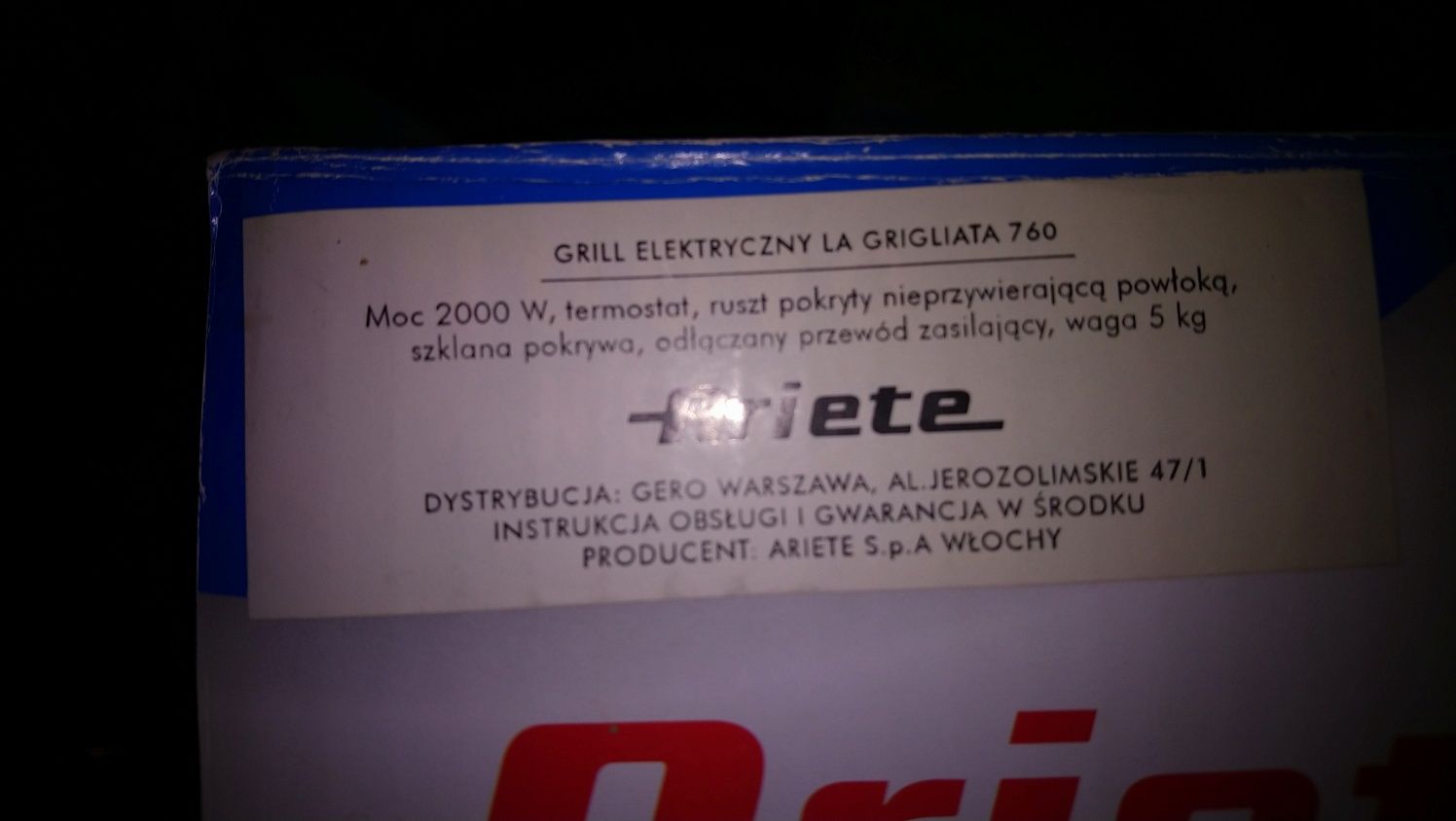 Grill elektryczny