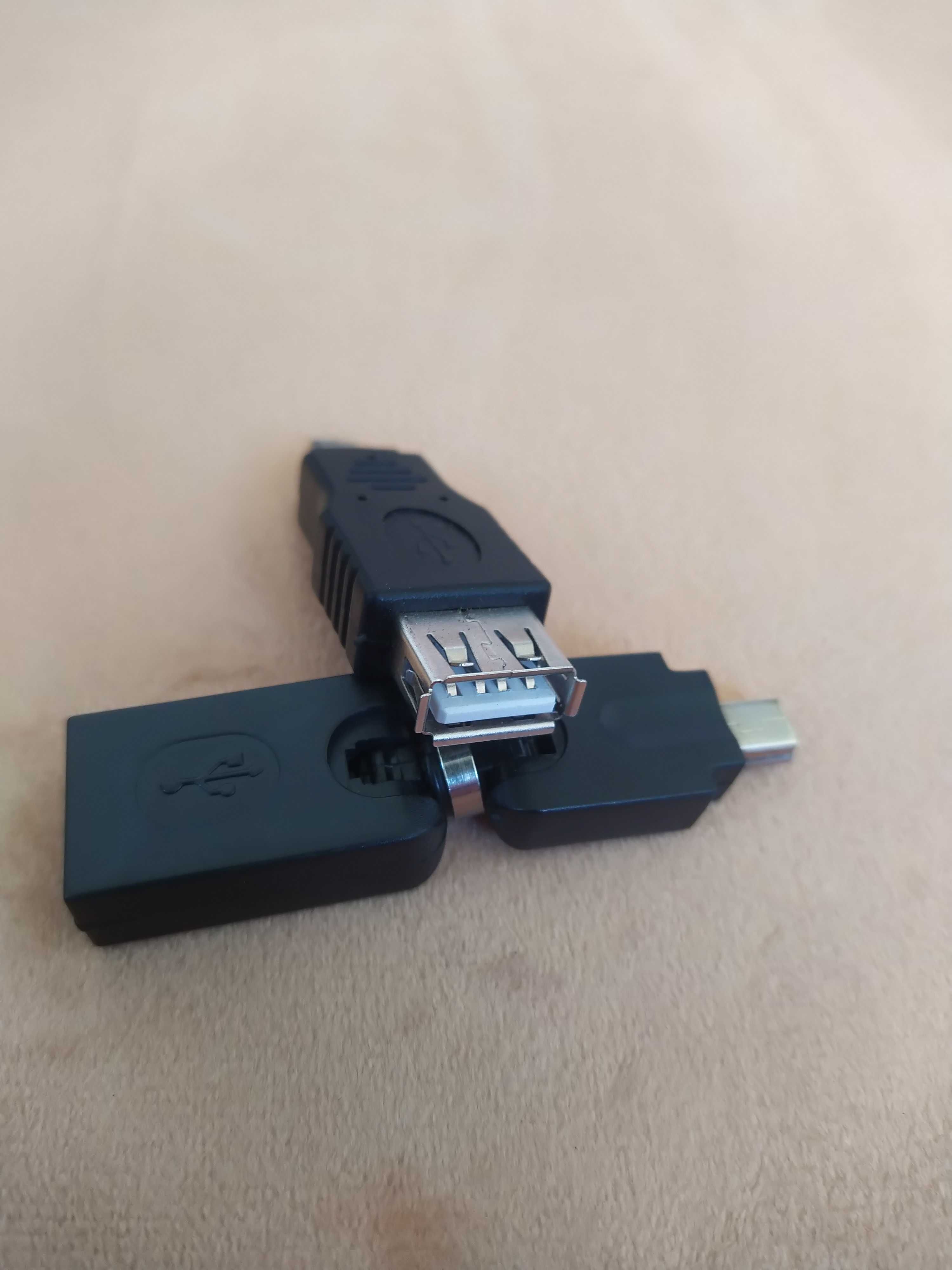 Адаптери перехідники в автівку USB to MiniUSB