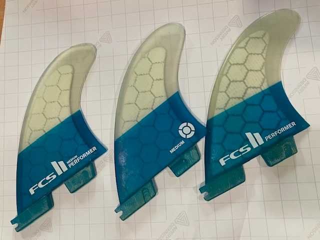 Quilhas FCS II Performer PC Tri - Medium