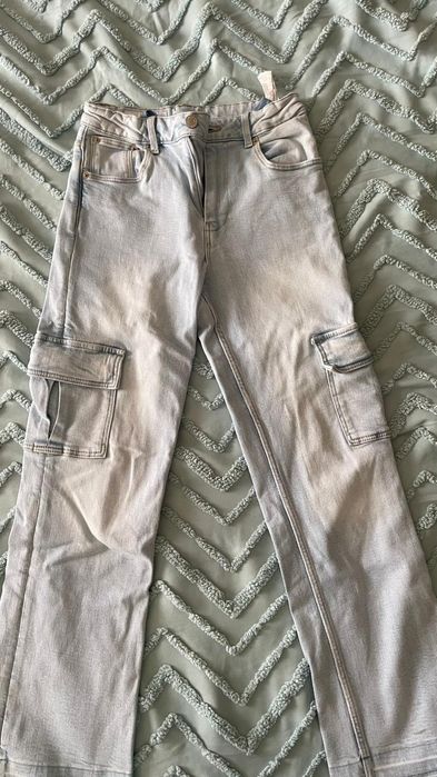 Calças de ganga, menina, t 32, como novas