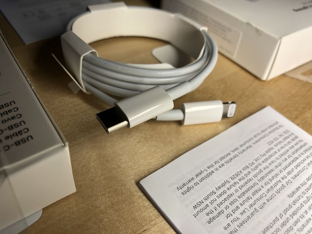 Кабель USB-C to Lightning Cable 1m. Оригинал MQGJ2AM/A