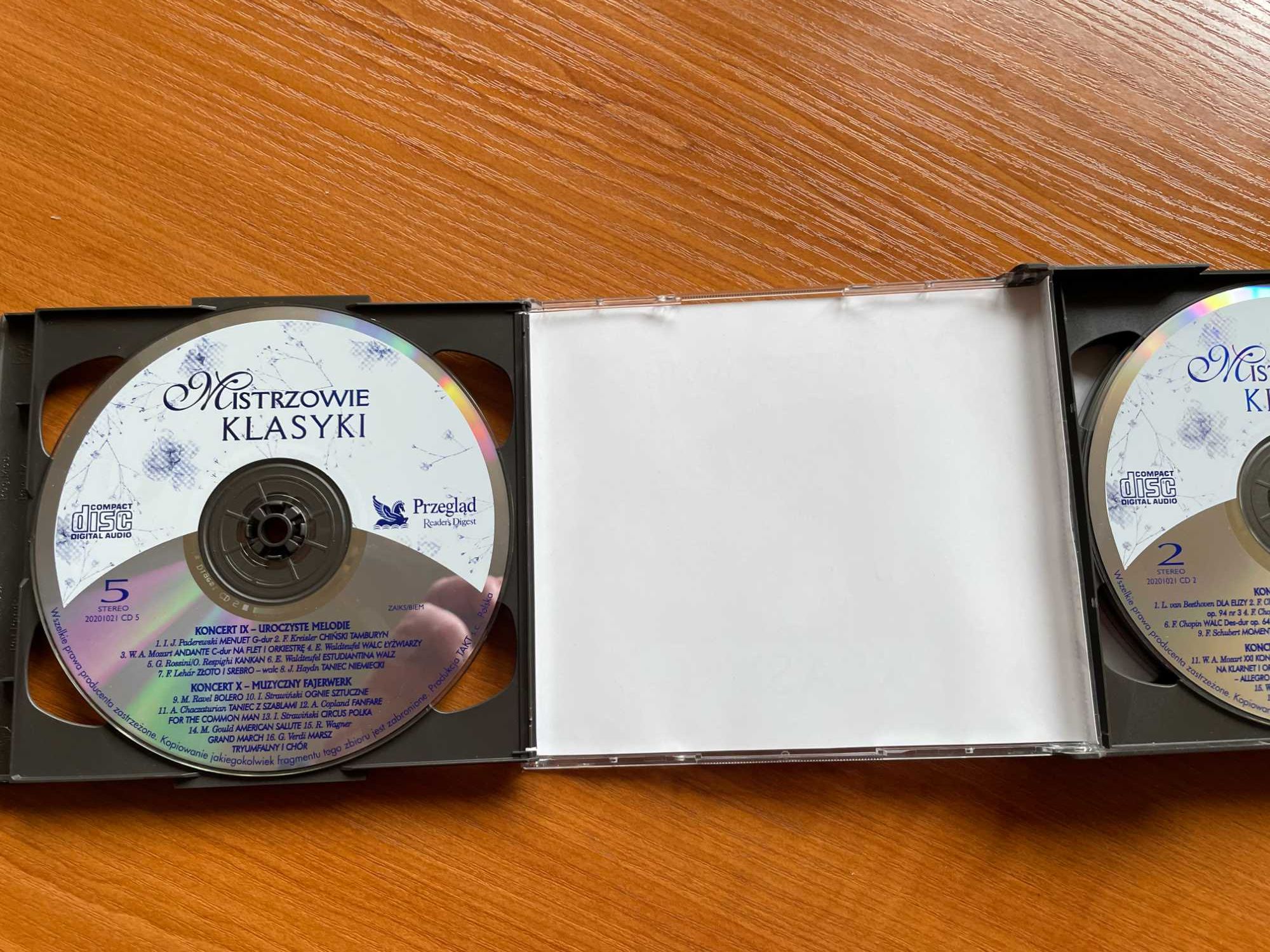 Mistrzowie klasyki - 5 płyt CD