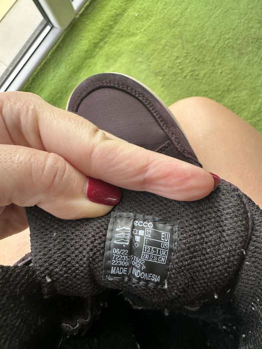 Зимові черевички ecco gore-tex