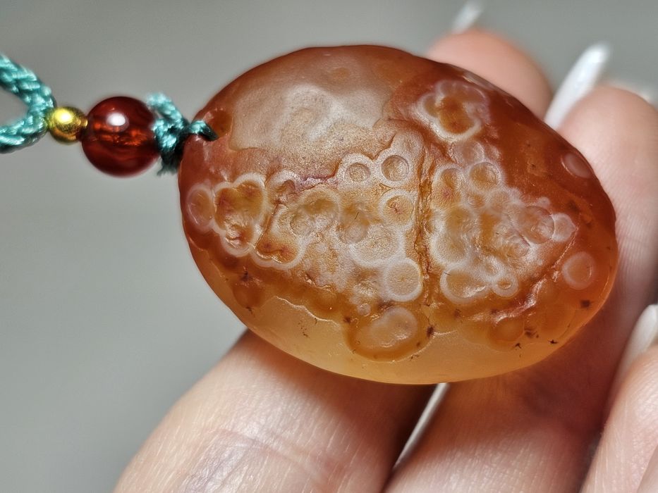 Agat Alxa gobi wisiorek