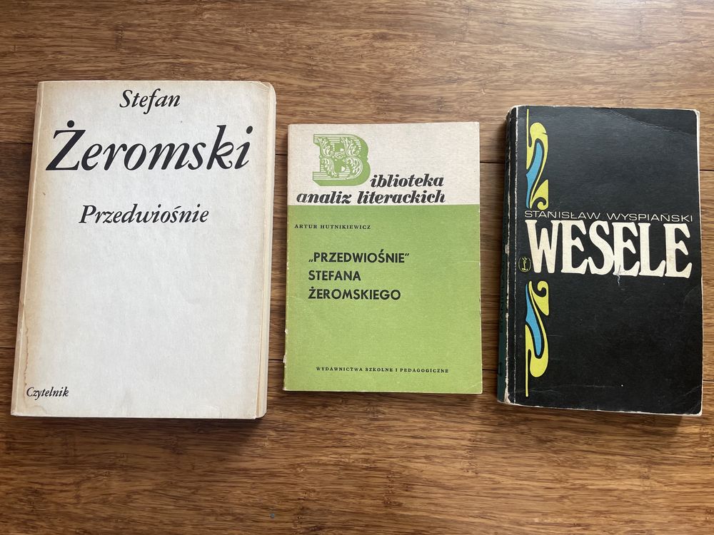 Syefan Żeromski Przedwiośnie, Biblioteczka analiz oraz St. Wyspiański