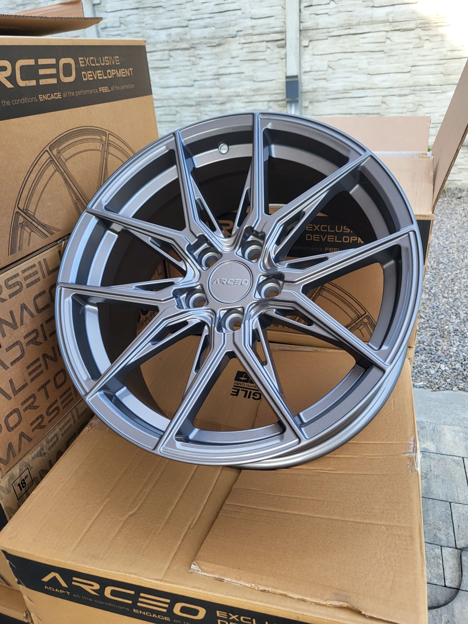 Alufelgi ARCEO 18" 5x112 ET35  Audi A4 B9 B8 A6 C8 C7 C6 Q5 Q3 FV23% !