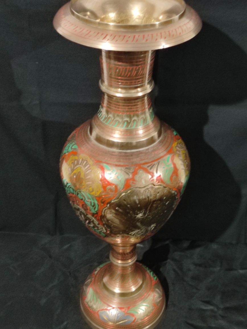 Jarrões/Vasos de Bronze Indianos