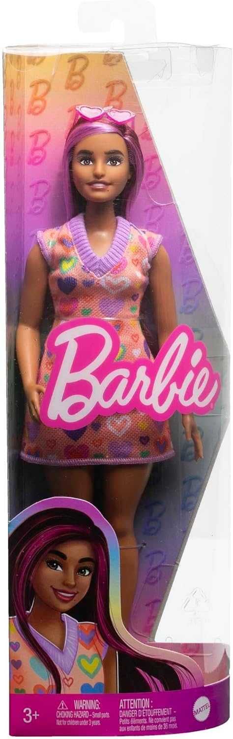 Лялька Barbie Fashionistas #207 Барбі Модниця у сукні-світері HJT04