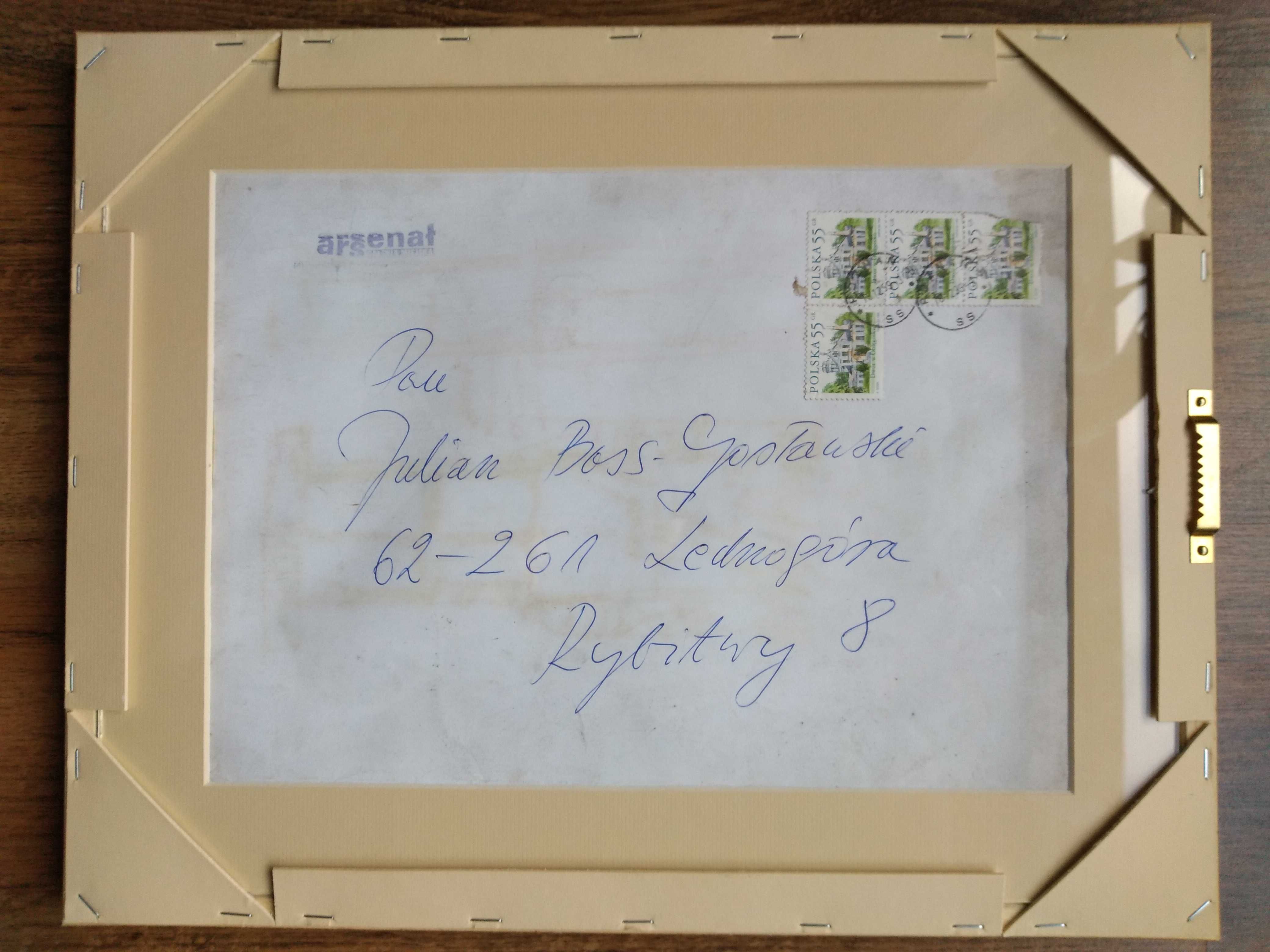 Julian BOSS Gosławski ASP Poznań - grafika szkic UNIKAT!
