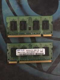 Оперативная память для ноутбука Samsung 1GB 2Rx16 PC2-6400S-666-12-A3