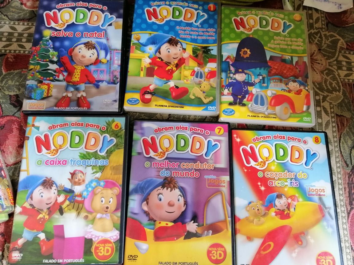 Lote de 11 DVDs Noddy, DVDs infantis