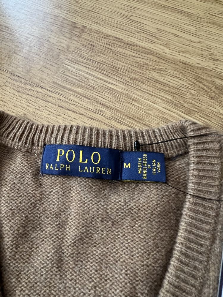 Nowy oryginalny sweter męski ralph lauren M