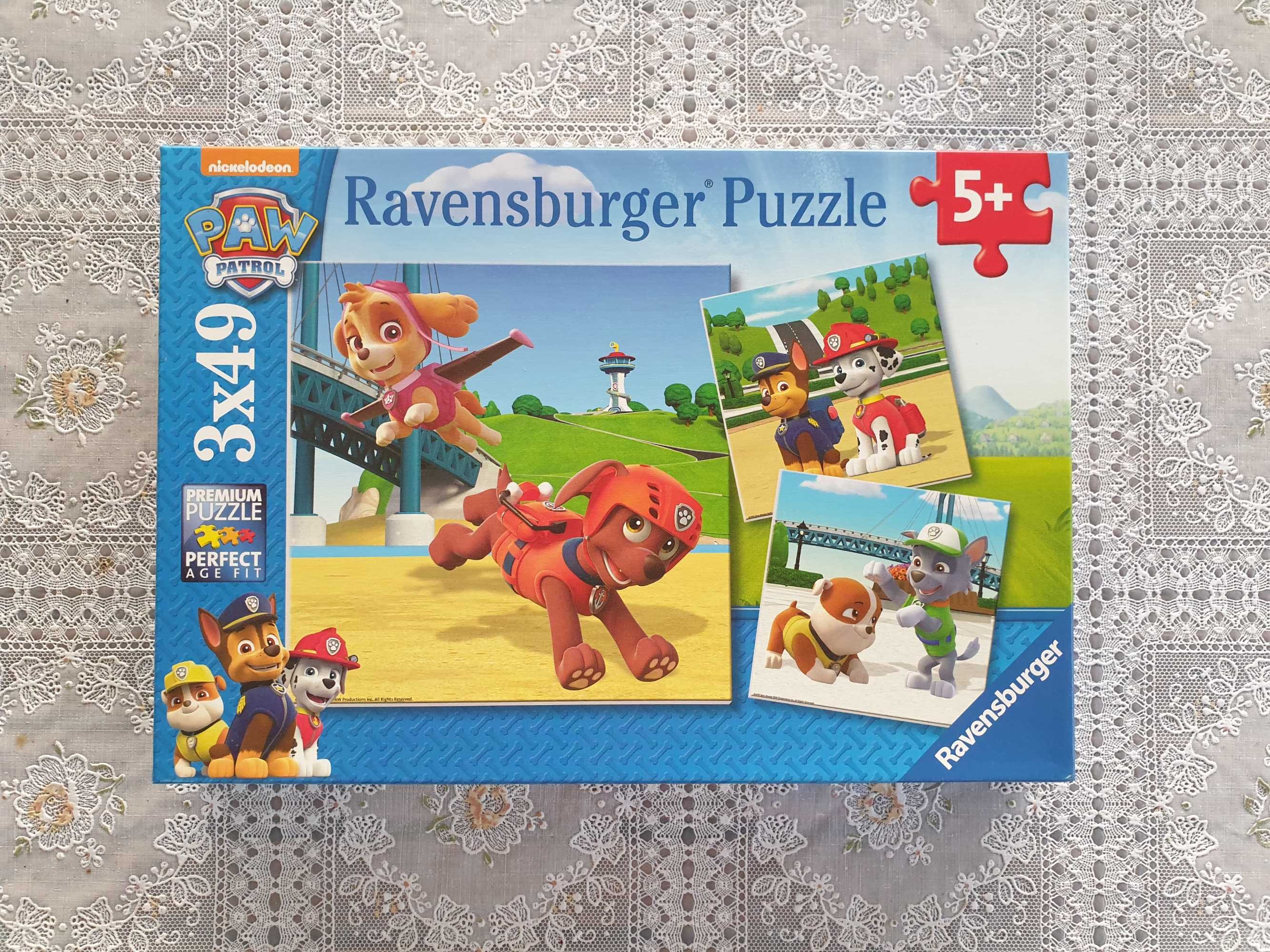 Puzzle Ravensburger „Psi Patrol” 3x49 elementów