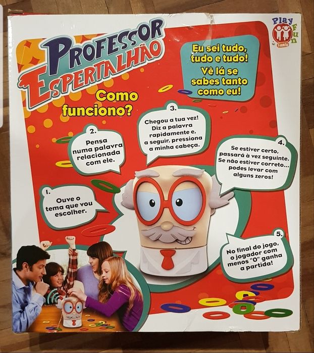 Jogo de Tabuleiro Professor Espertalhão