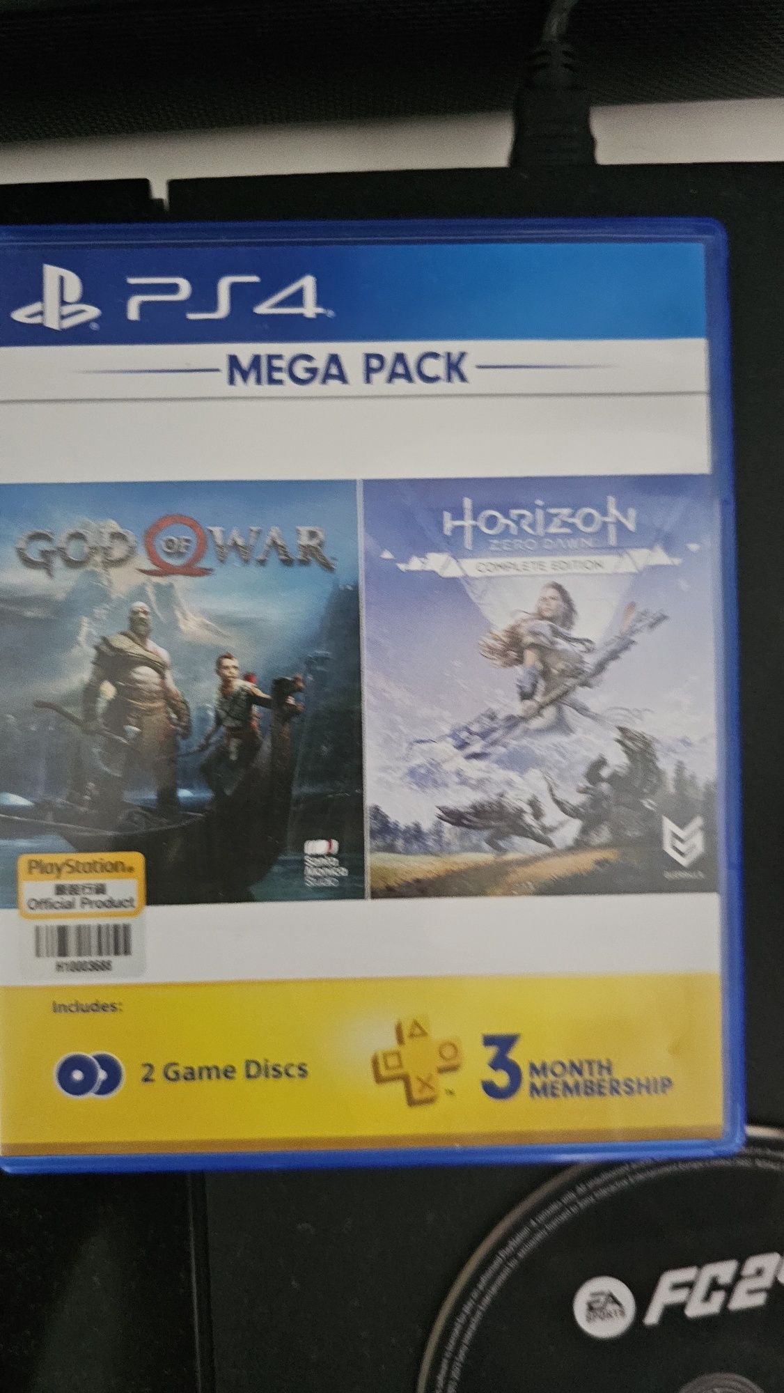 Ps4 Flat + uma Tv 2jogos é um comando