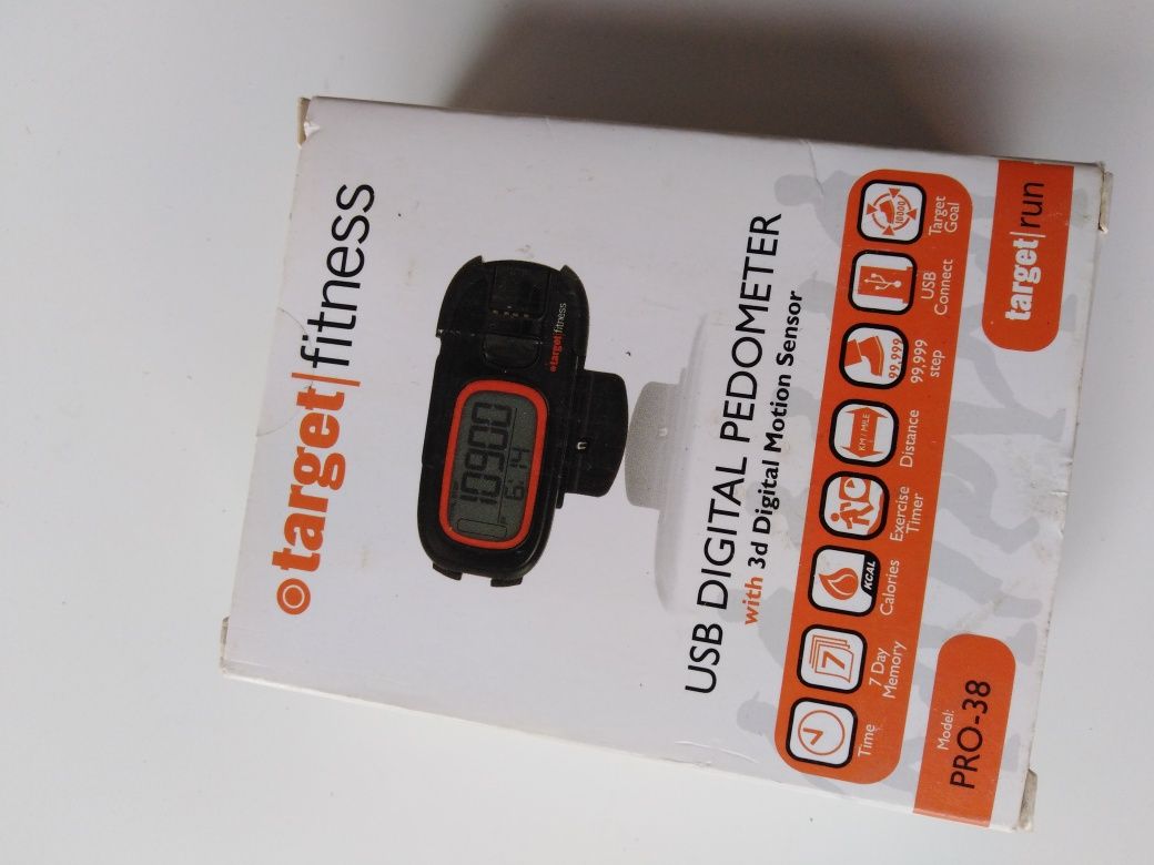 Krokomierz, USB digital pedometer, target fitness