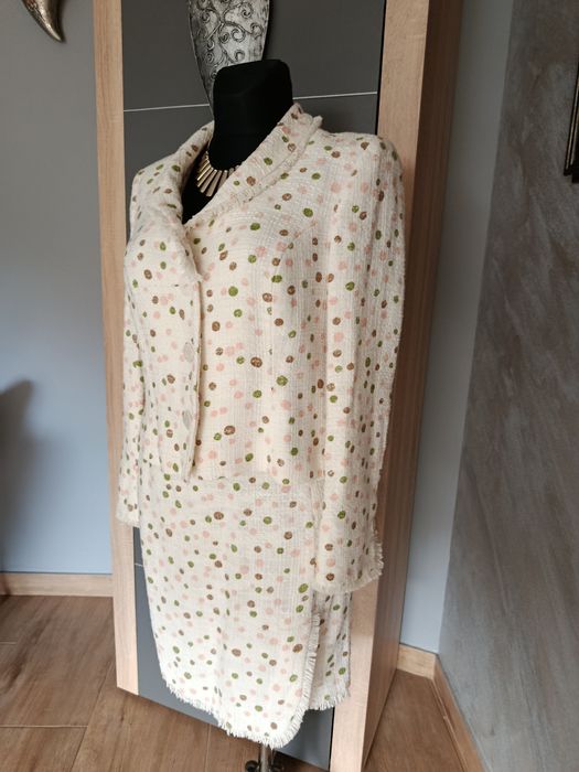 Nowy kostium tweedowy Kaliko L/40