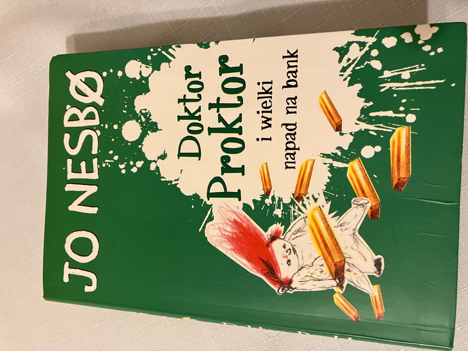 Książka JO Nesbo doktor Proktor i wielki napad na bank