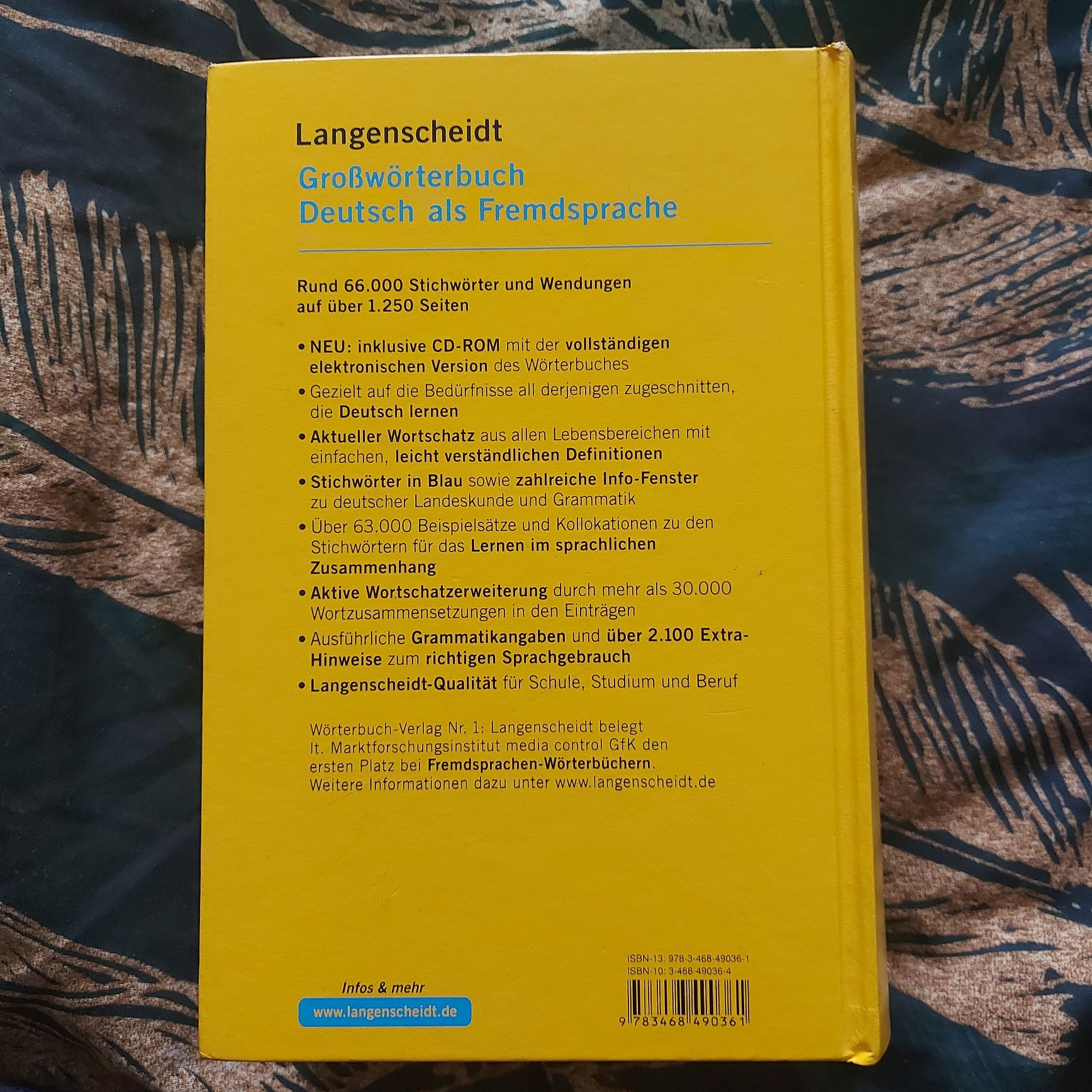 Langenscheidt Grossworterbuch Deutsch als Fremdsprache