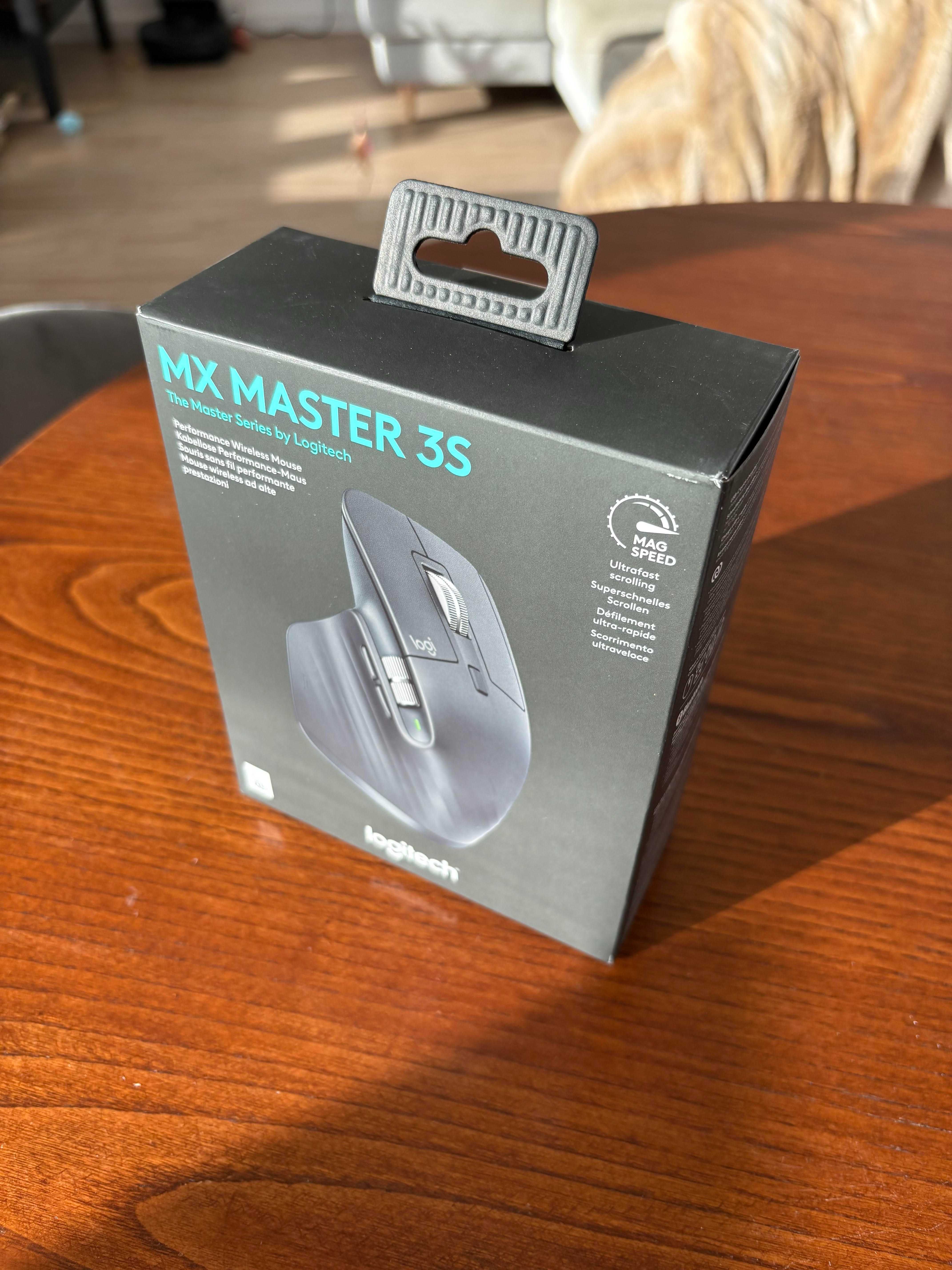 Logitech MX Master 3S — novo/selado + garantia — 74 € neg. — Porto
