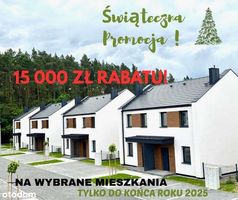 Domek w cenie mieszkania  70 m2 na osiedlu pod lasem