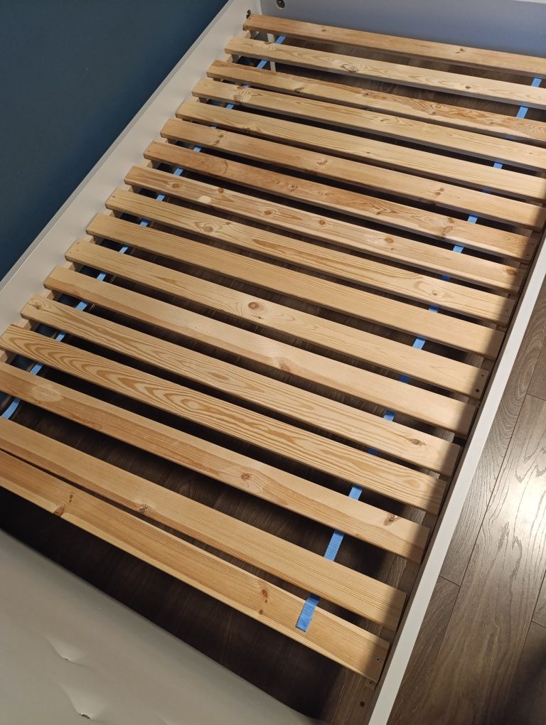 Meblik łóżko tapicerowane ze stelażem 120x200 plus szafka nocna