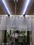Glamour Lampa loft stal srebro
