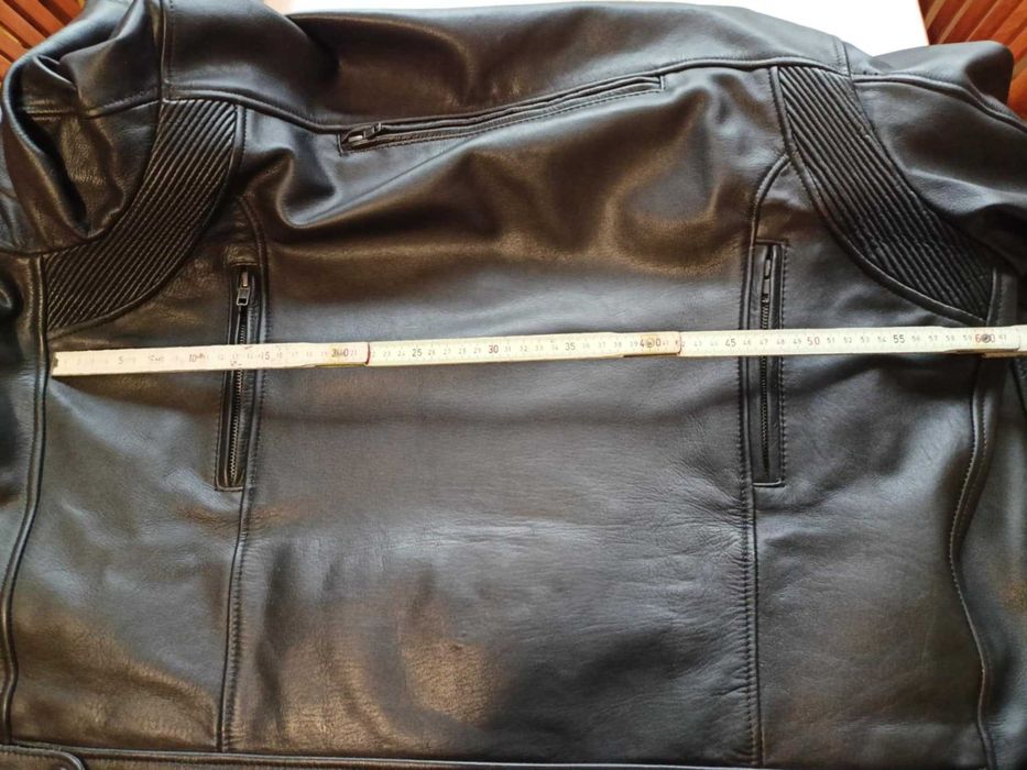 Kurtka motocyklowa męska skórzana XL