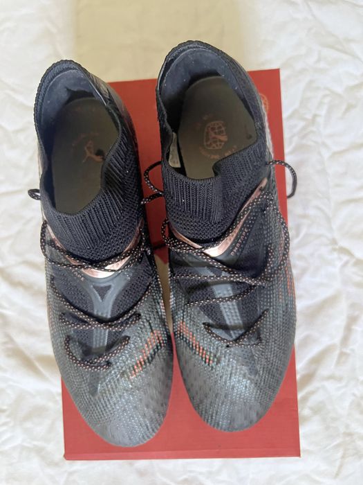 Chuteira Puma Black-Puma Silver