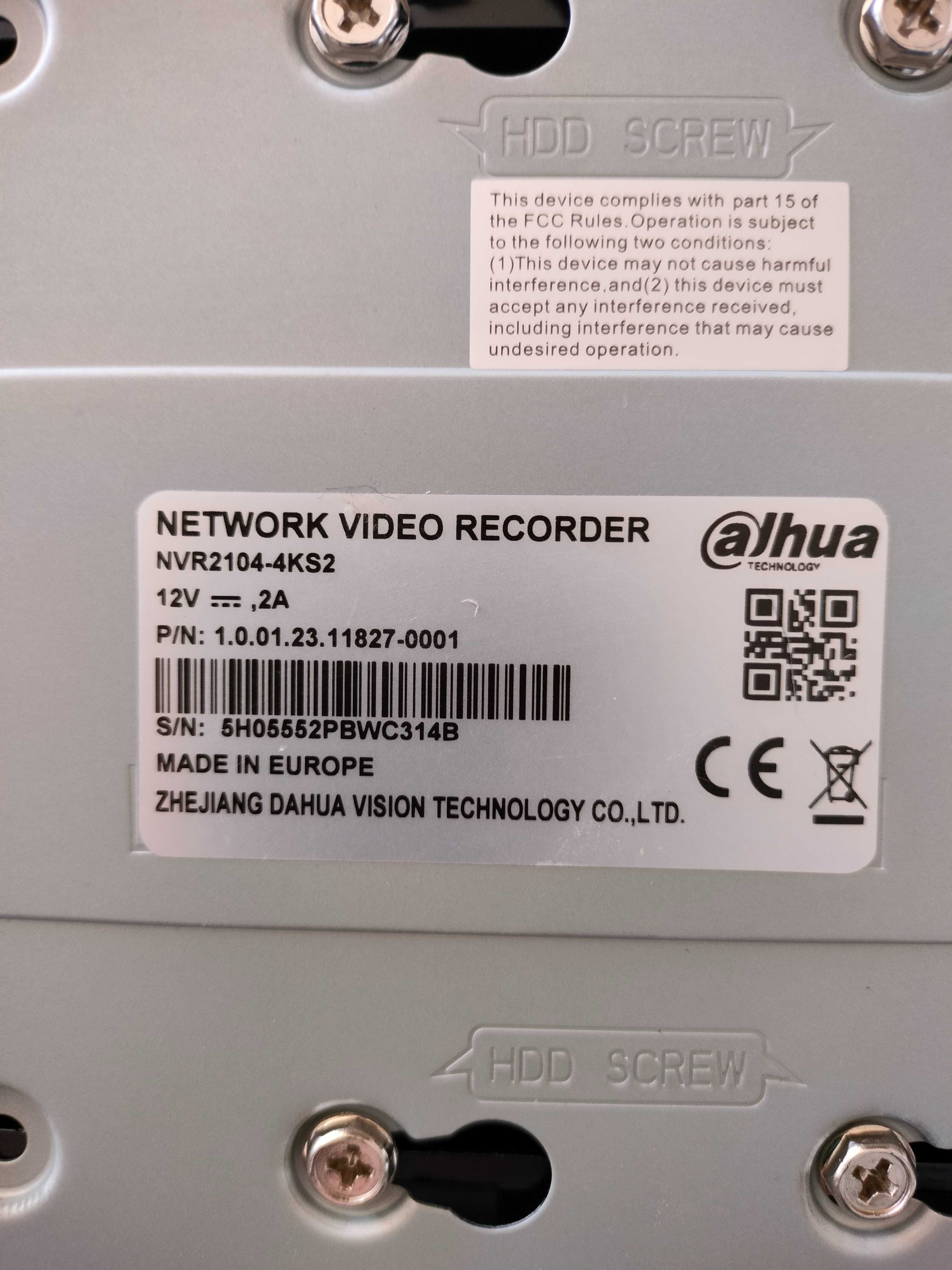 Kamery zewnętrzne DAHUA 2 szt.+ rejestrator+switch