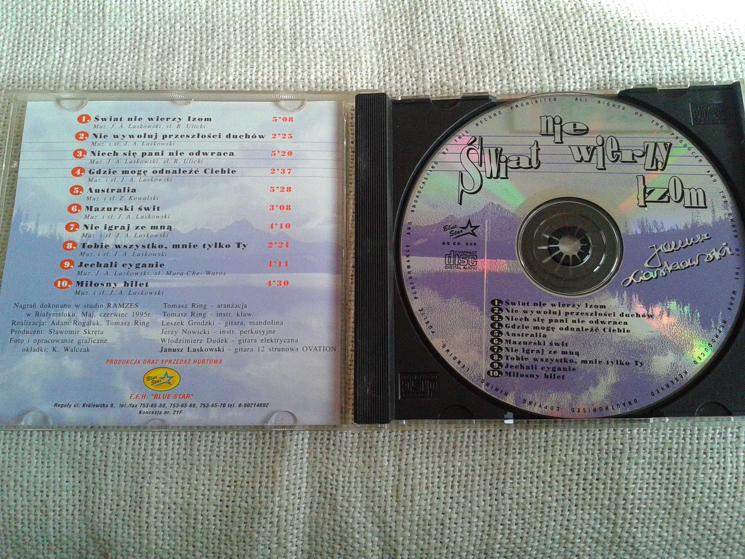 Janusz Laskowski - Świat nie wierzy łzom  CD