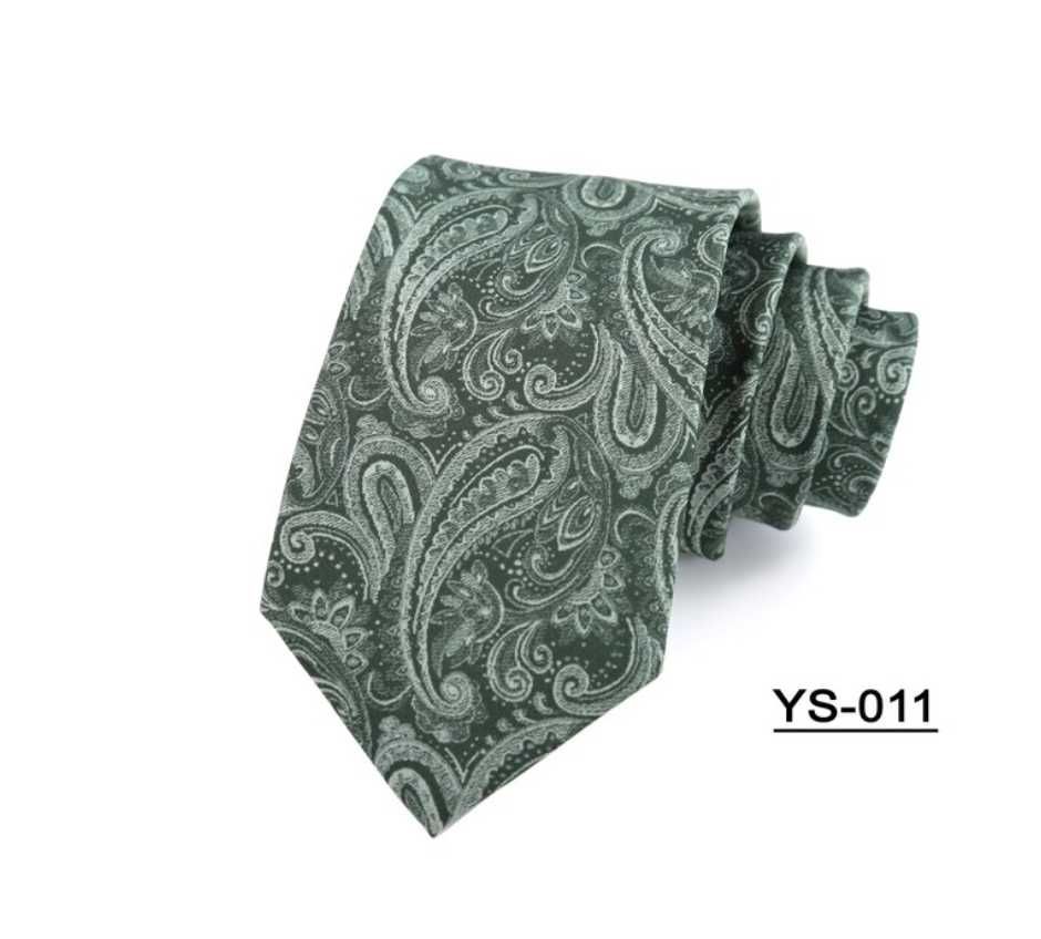 Модный мужской галстук с принтом 7 см