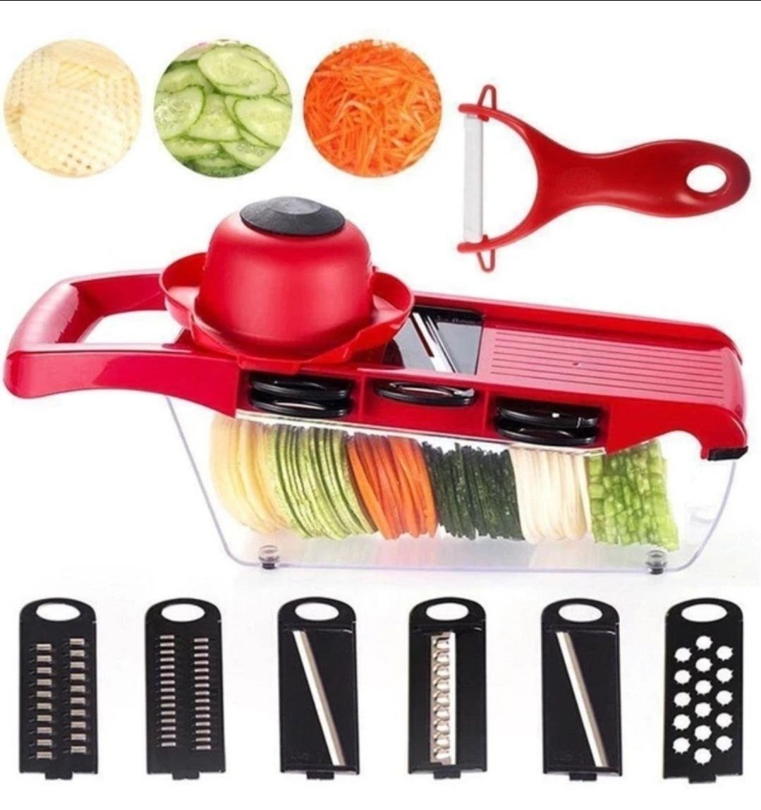 Овочерізка Mandoline Slicer 6 в 1 с контейнером