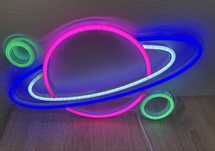 Neon forever  tf1 plexi led plenet multikolor fpne05x