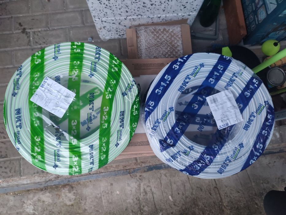 Przewód nkt 3x2.5 przewód 3x1.5 kable