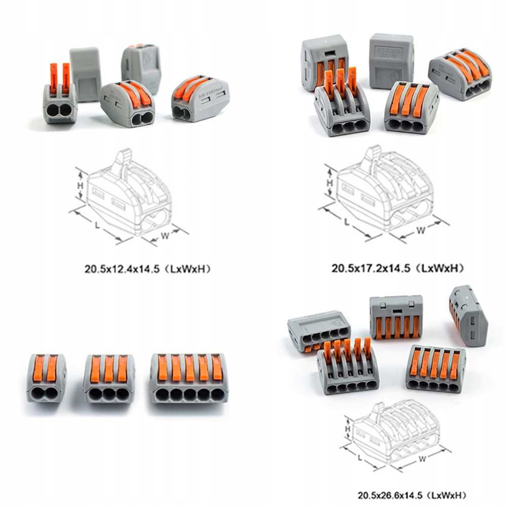 Szybkozłączka QUICK CONNECTOR zestaw 50 sztuk