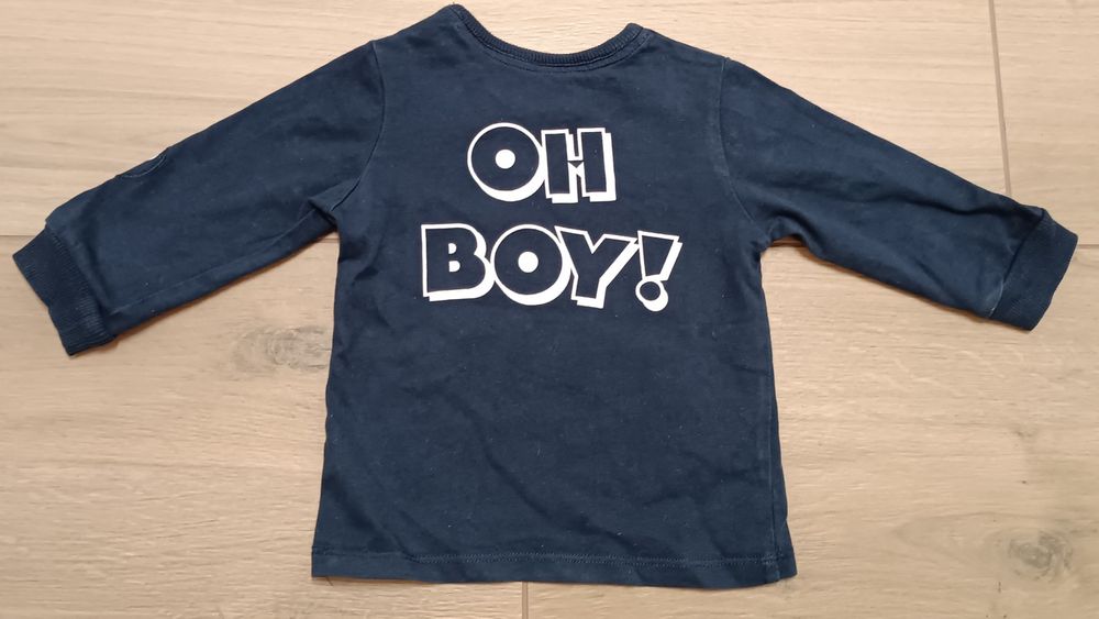 George 68 74 bluzka Myszka Miki OH BOY długi rękaw dla chłopca