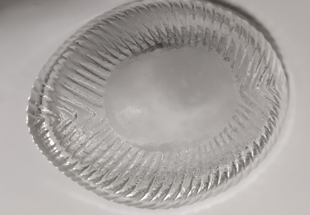 Pisa papéis/ /tigela vintage em cristal vidro arte Pukeberg sueco