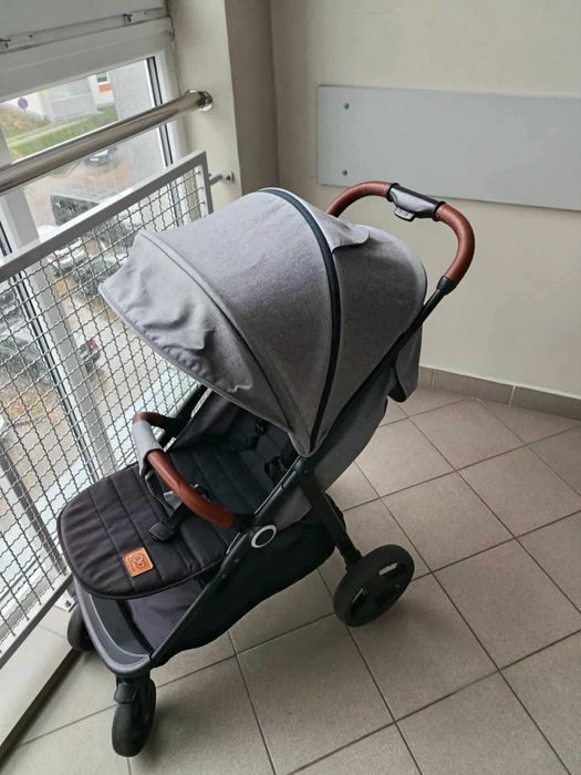 Kinderkraft Wózek spacerowy spacerówka GRANDE PLUS szary