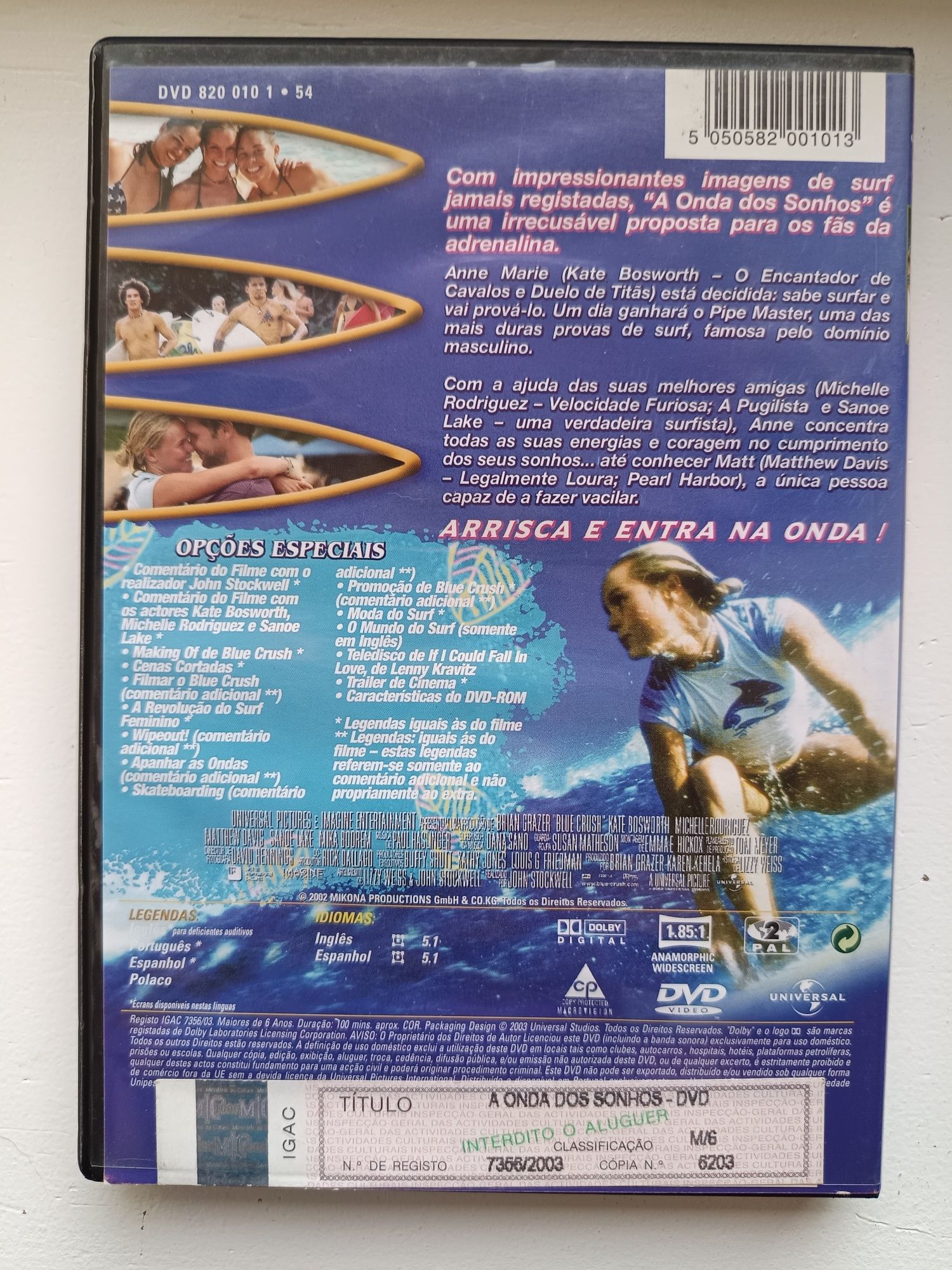 DVD a onda dos sonhos