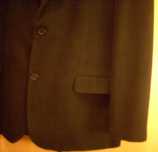 Blazer de homem preto tecido aveludado