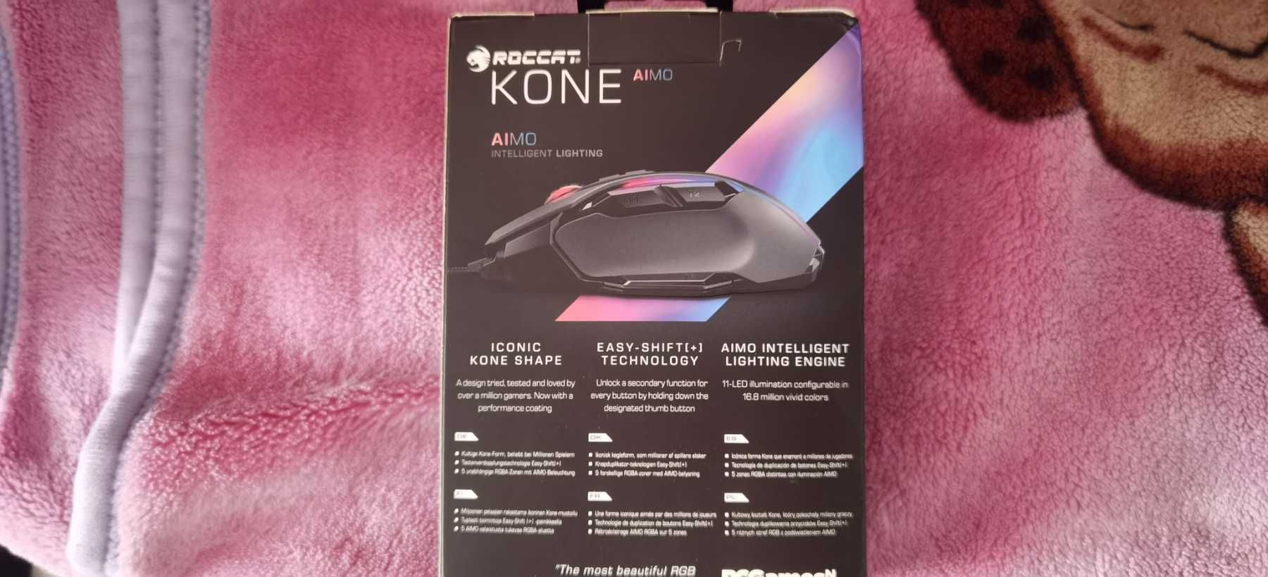 Мышь Топовая Игровая Roccat Kone AIMO RGB Remastered (ROC-11-820-BK)