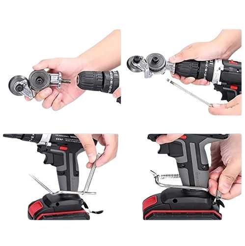 ADAPTER końcówka do cięcia blachy na wkrętarkę, wiertarkę wytrzymała