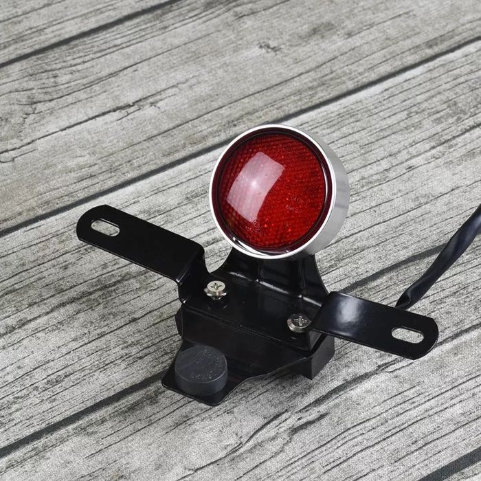 Farolim traseiro alumínio premium LED cafe racer